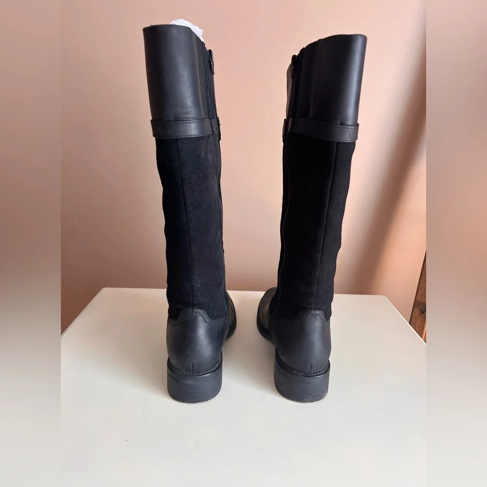 Clarks Black Riding Boots